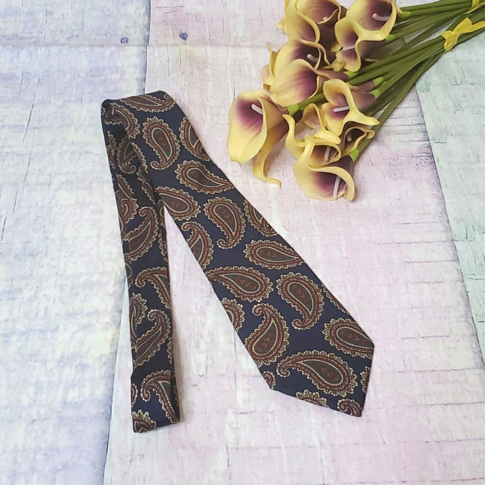 Christian Dior Paisley Necktie